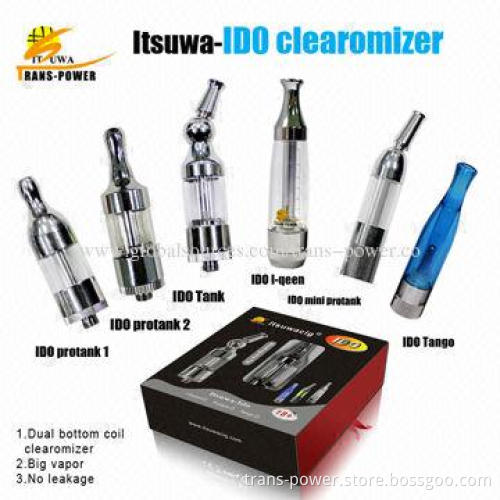 Double Bottom Coil Itsuwa-ido Huge Vapor Electronic Cigarette Starter Kit, No Leakage